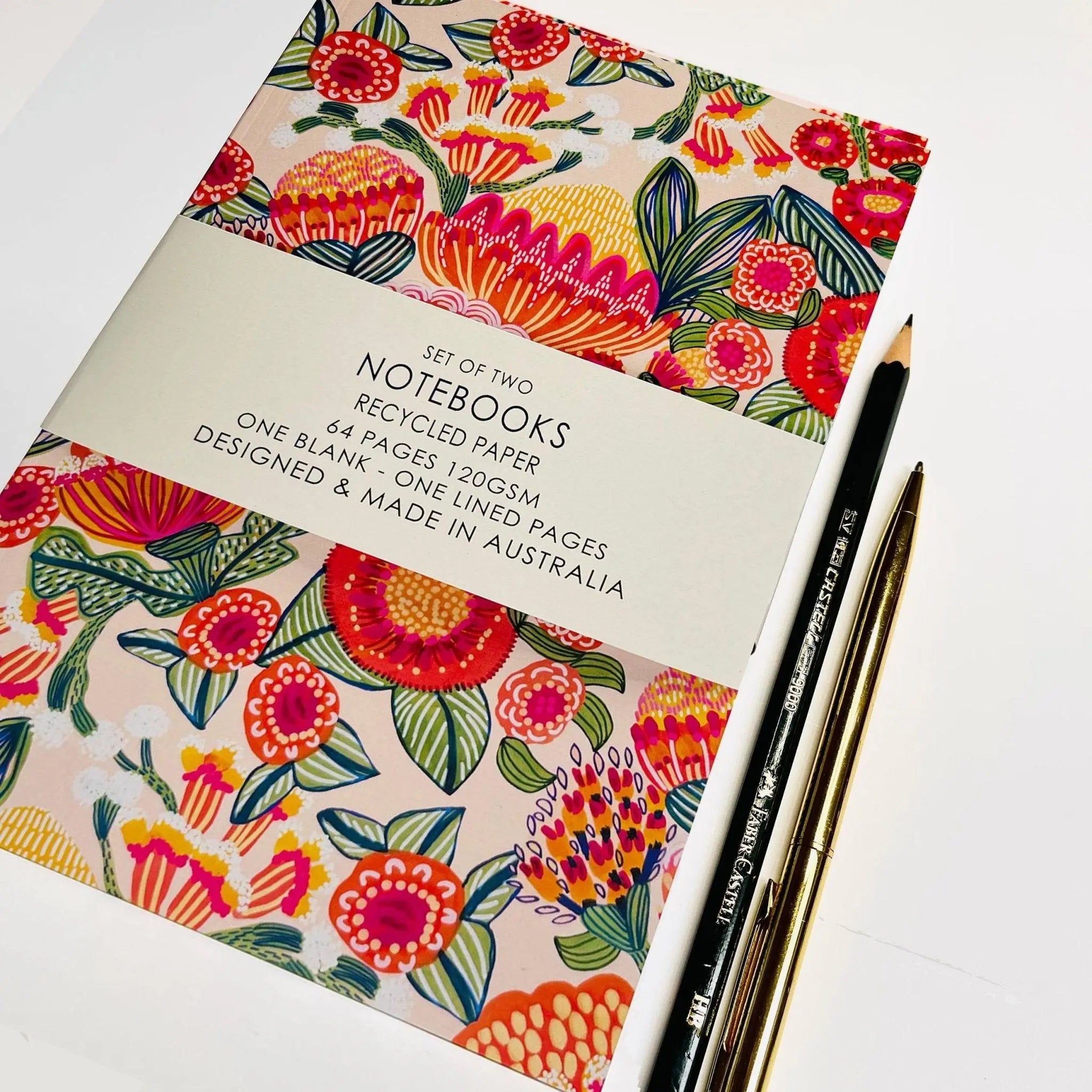 Kokonote  Handmade Notebook A5 Botanical Cacti