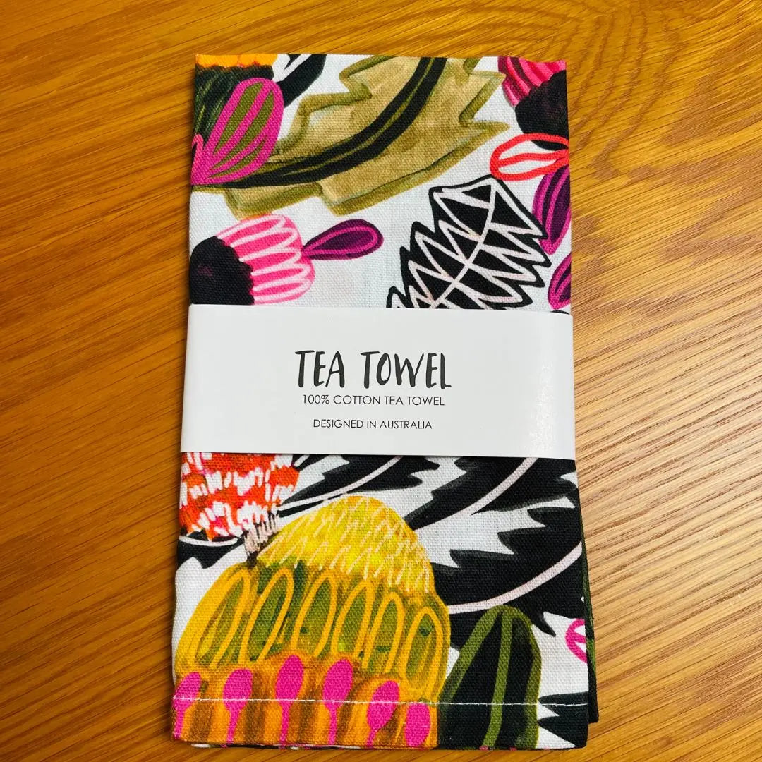 Banksias Designer Tea Towel Kirsten Katz