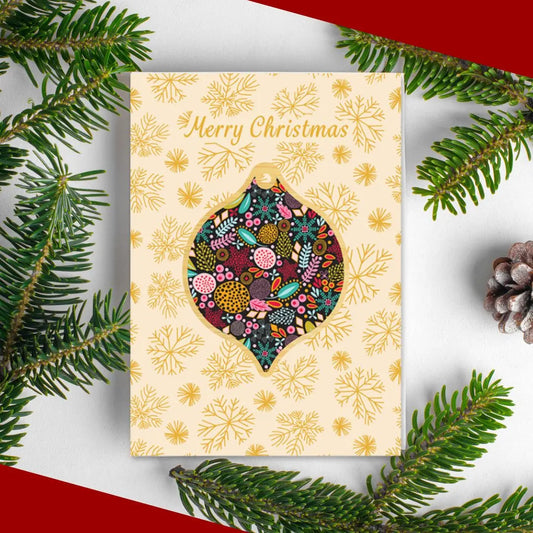 Blingtastic Christmas Ornament Card & Bauble Kirsten Katz