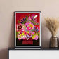 Botanica Stupenda Red Floral Art Print Kirsten Katz