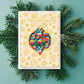 Colour Pop Flowers Australian Christmas Card & Bauble Kirsten Katz