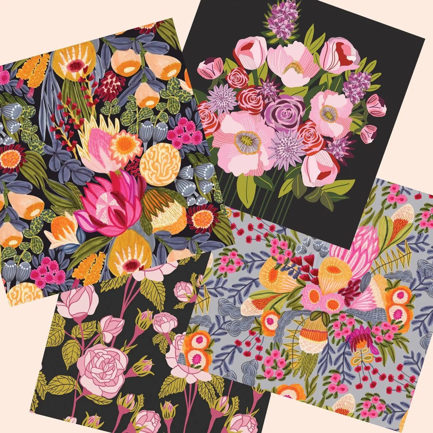 Floral Delights Greeting Card Set Kirsten Katz