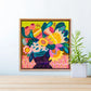 Floral Fantasia Original Painting Kirsten Katz