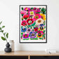 Pansies and Poppies Wall Art Print Kirsten Katz