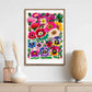 Pansies and Poppies Wall Art Print Kirsten Katz