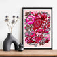 Rosa Botanica Modern Wall Art Print Kirsten Katz