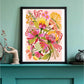 Wild Proteas Wall Art Print Kirsten Katz