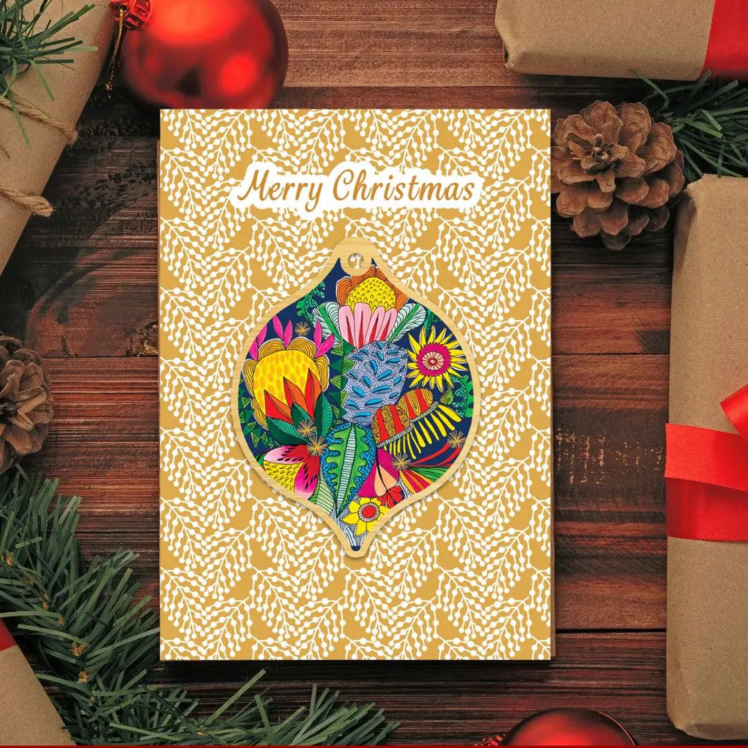 Wild Things Australian Christmas Card & Bauble Kirsten Katz