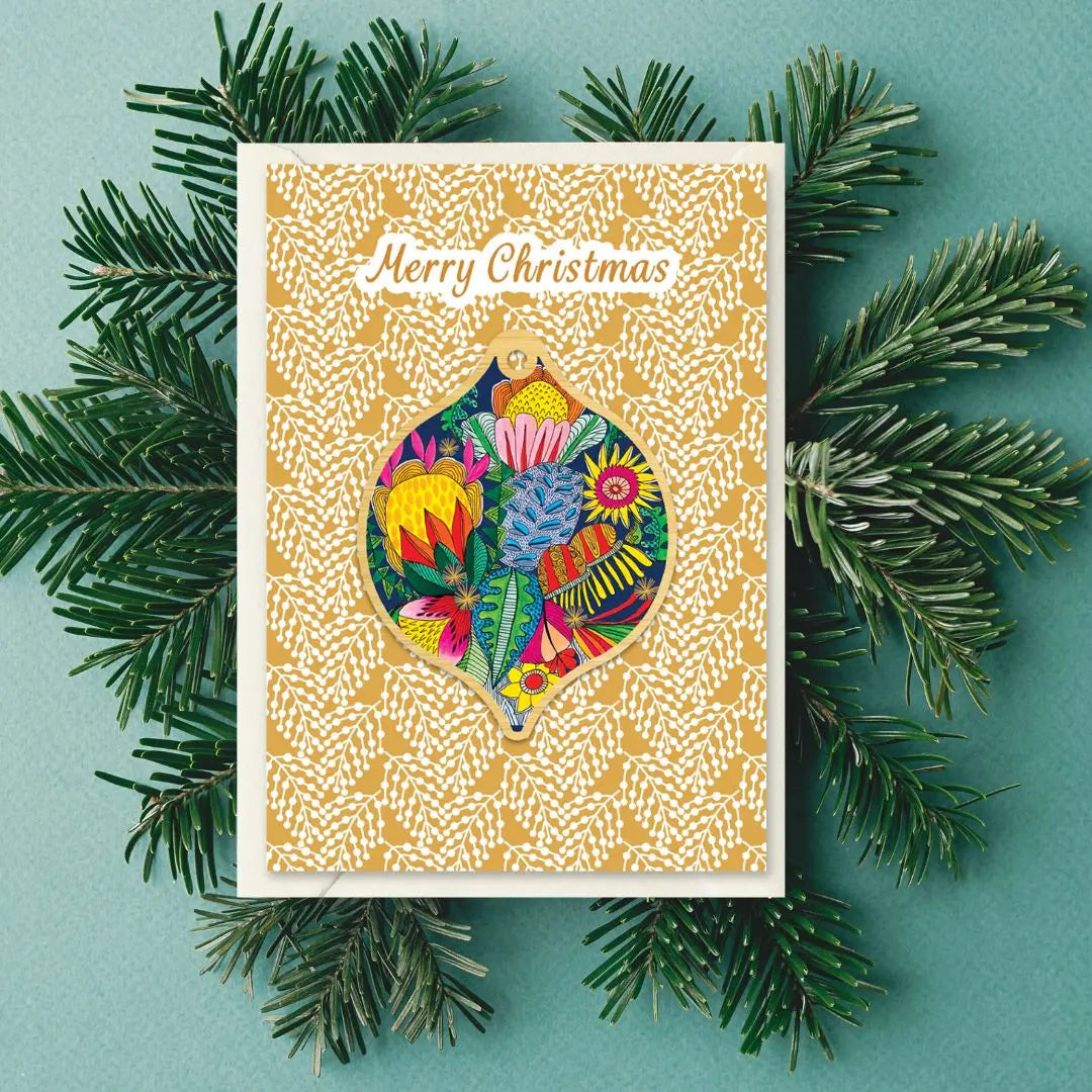 Wild Things Australian Christmas Card & Bauble Kirsten Katz