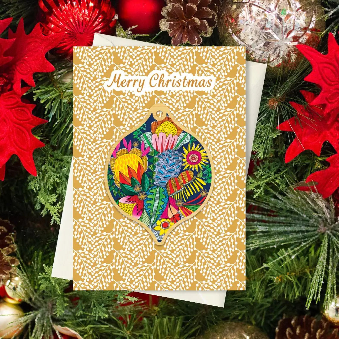 Wild Things Australian Christmas Card & Bauble Kirsten Katz