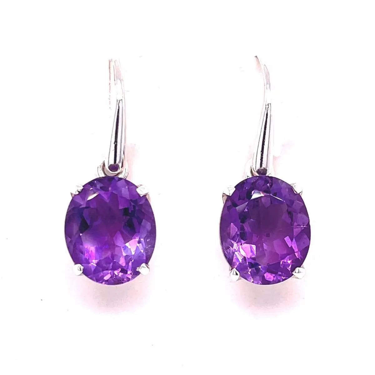 Amethyst Sterling Silver Earrings - Kirsten Katz