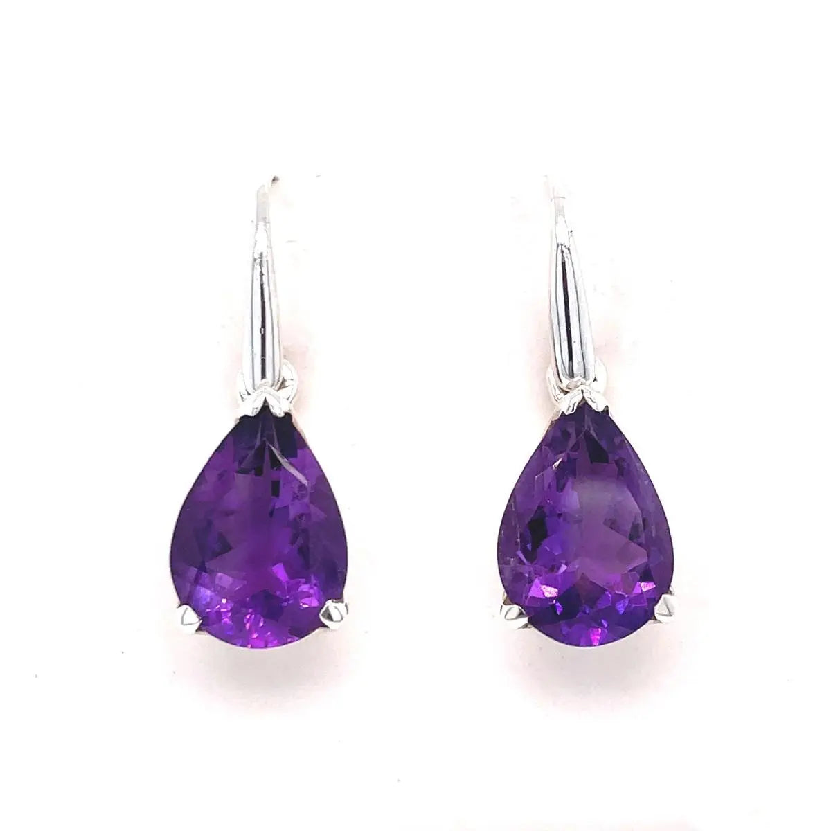 Amethyst Sterling Silver Earrings - Kirsten Katz