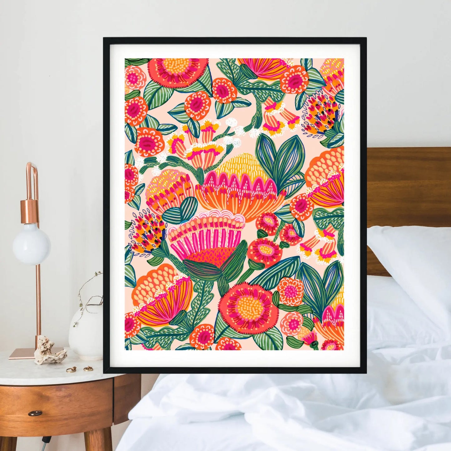 Aussie Natives Botanical Art Print - Kirsten Katz