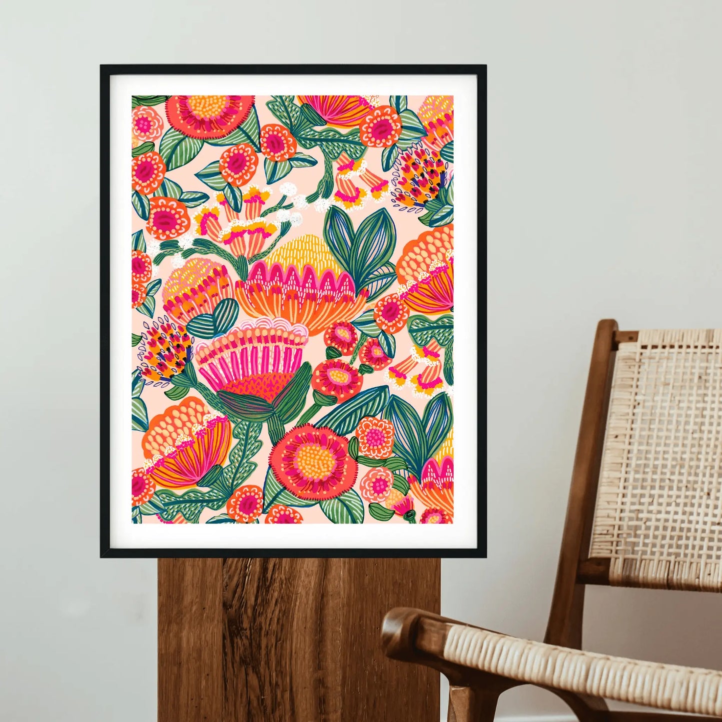 Aussie Natives Botanical Art Print - Kirsten Katz