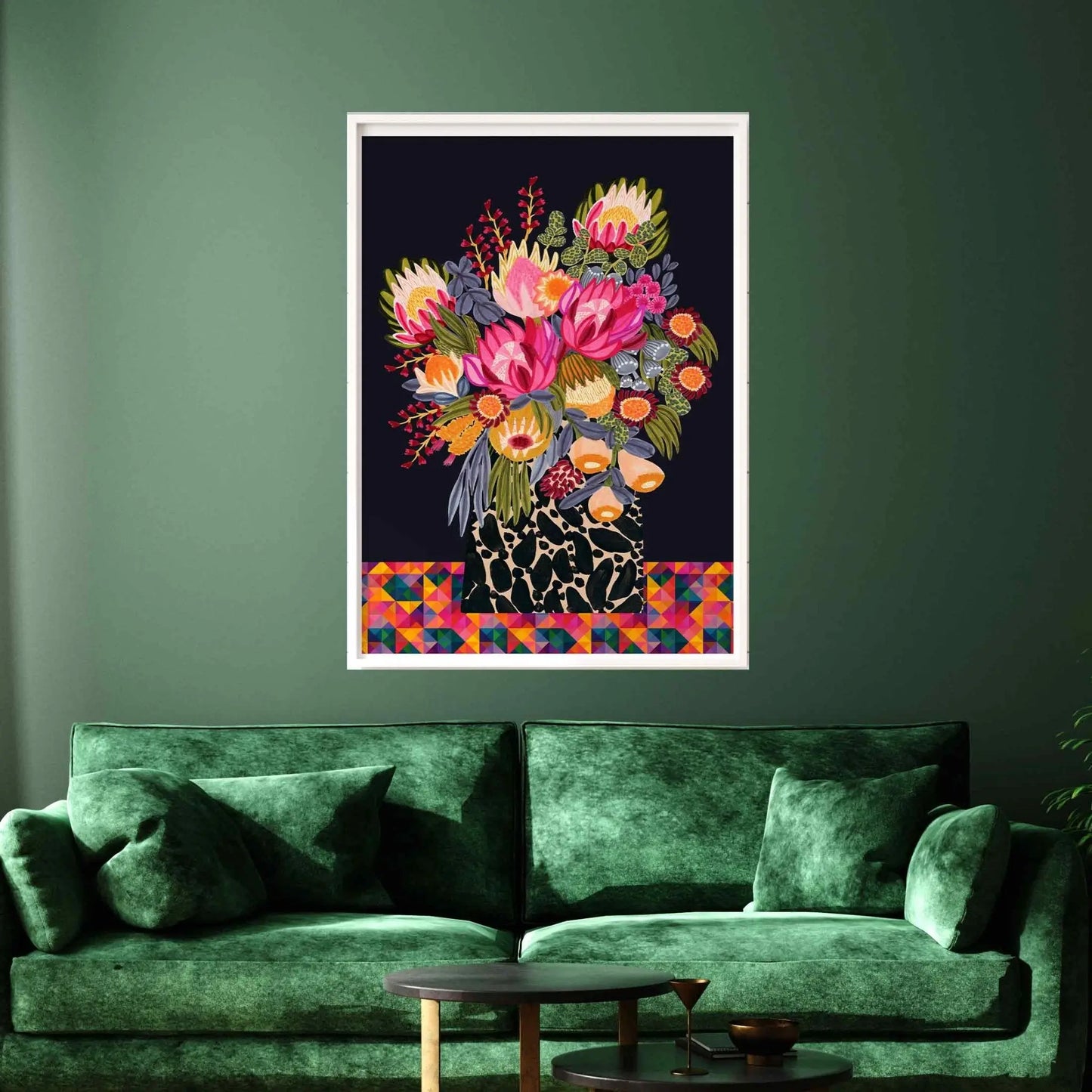 Botanical Bouquet Australian Wall Art Print - Kirsten Katz