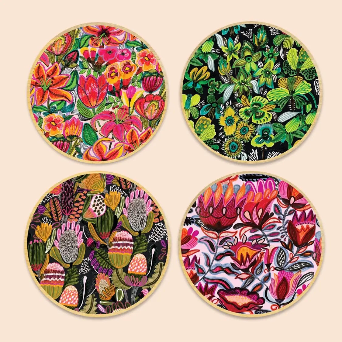 Bush Bounty Wooden Magnet Set - Kirsten Katz