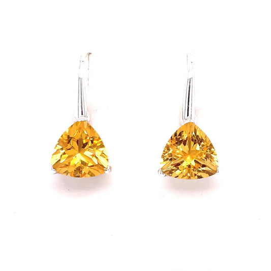 Citrine Sterling Silver Earrings Kirsten Katz