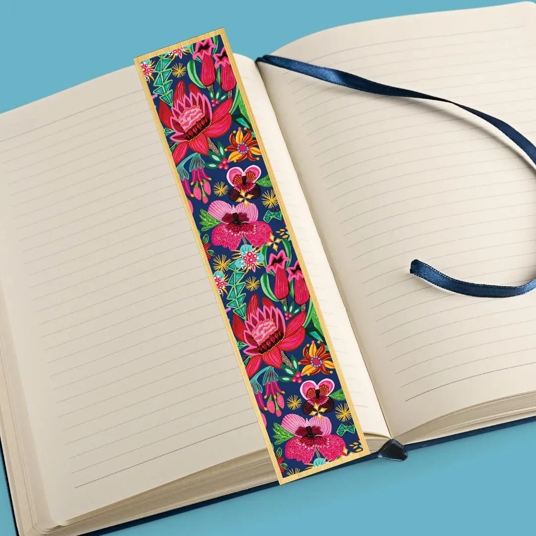 Festive Waratahs Australian Wooden Bookmark - Kirsten Katz