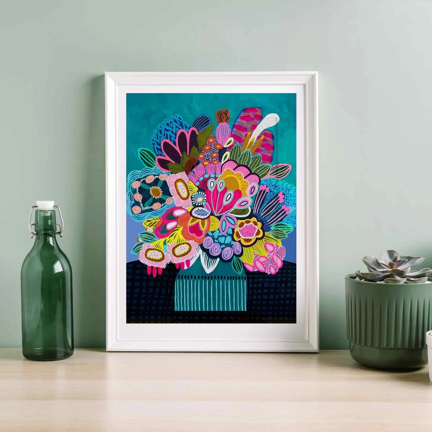 Modern Botanical Wall Art Print - Botanica Stupenda - Kirsten Katz