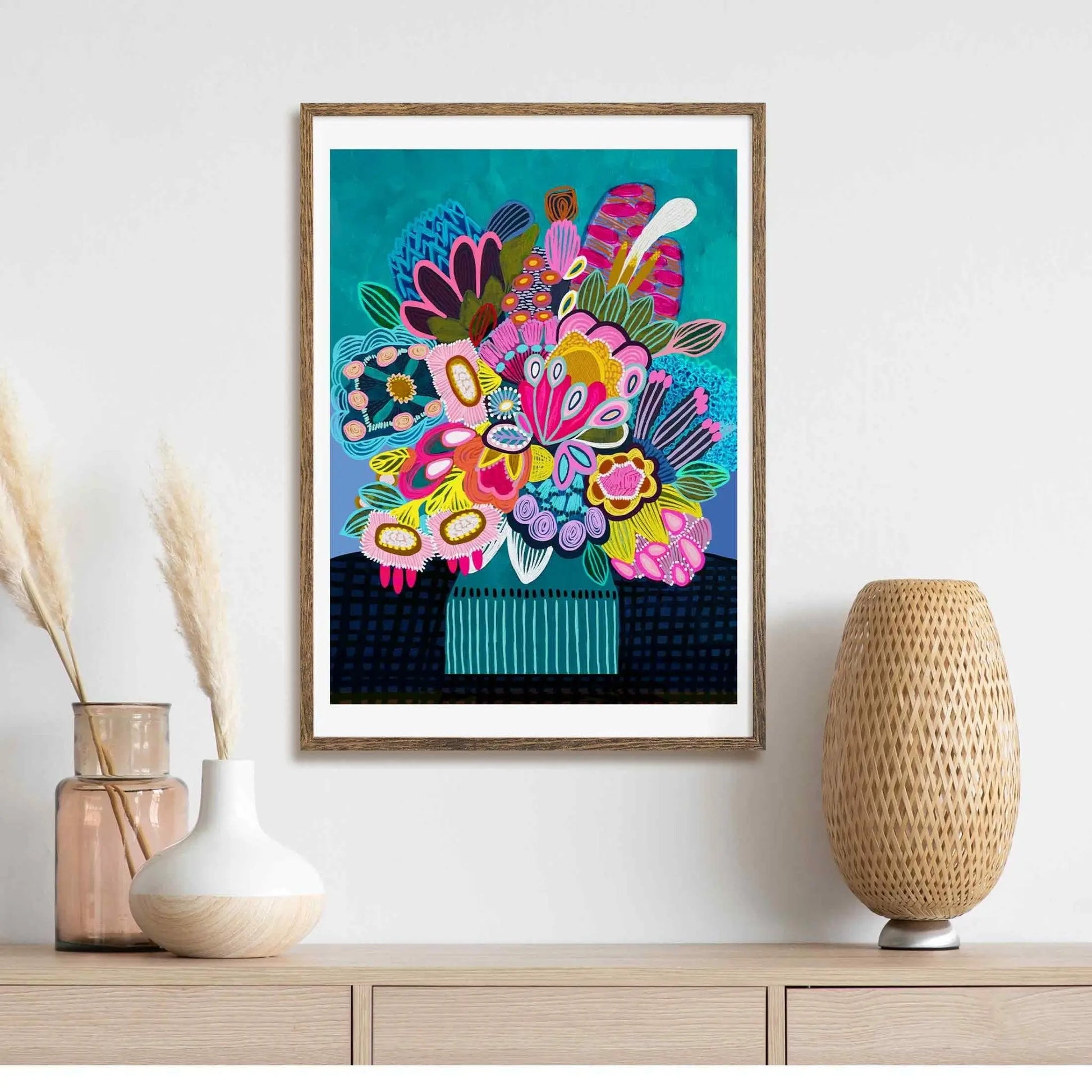 Modern Botanical Wall Art Print - Botanica Stupenda - Kirsten Katz