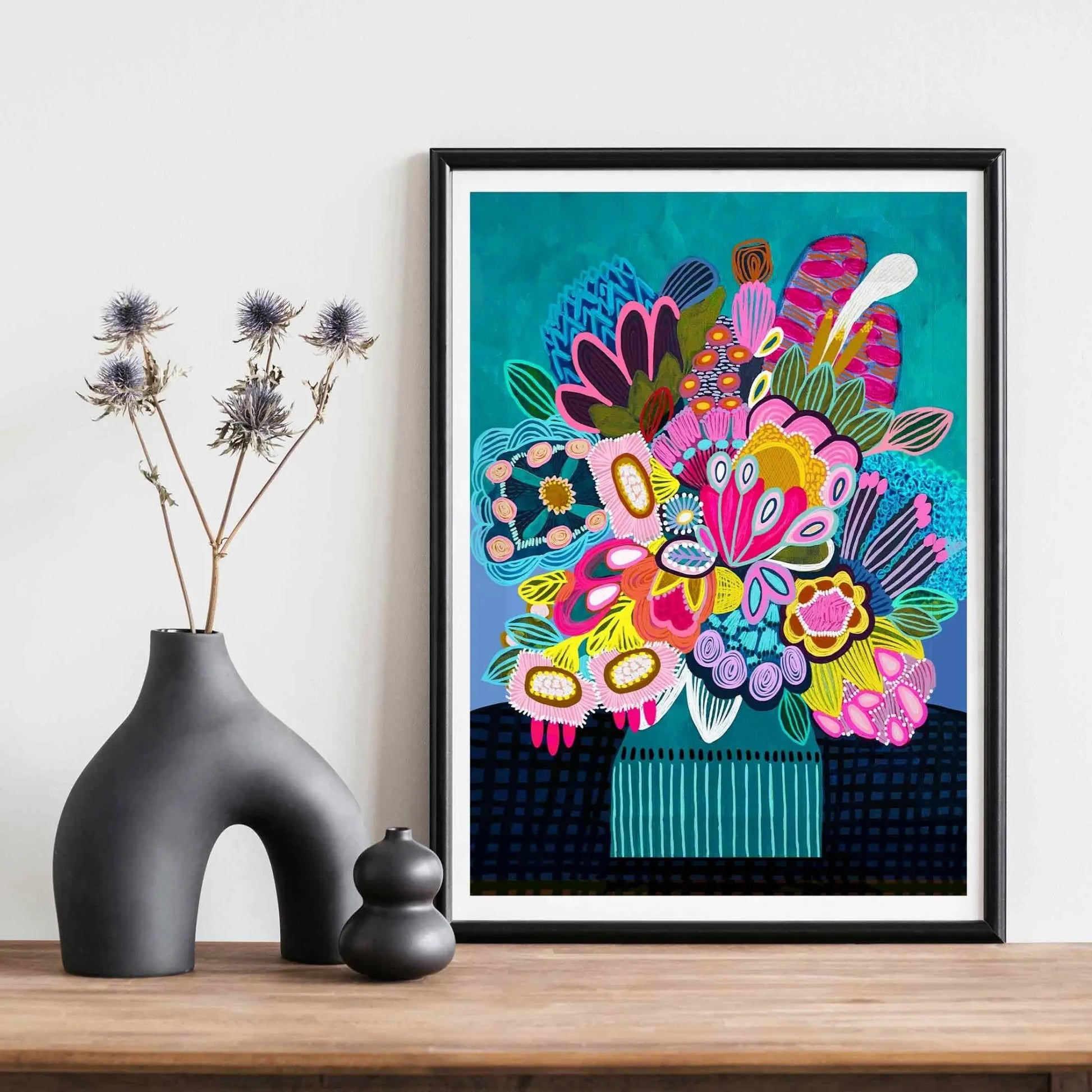 Modern Botanical Wall Art Print - Botanica Stupenda - Kirsten Katz