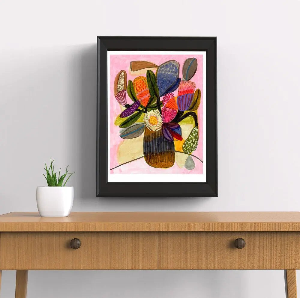 Native Bunch Modern Art Print - Kirsten Katz