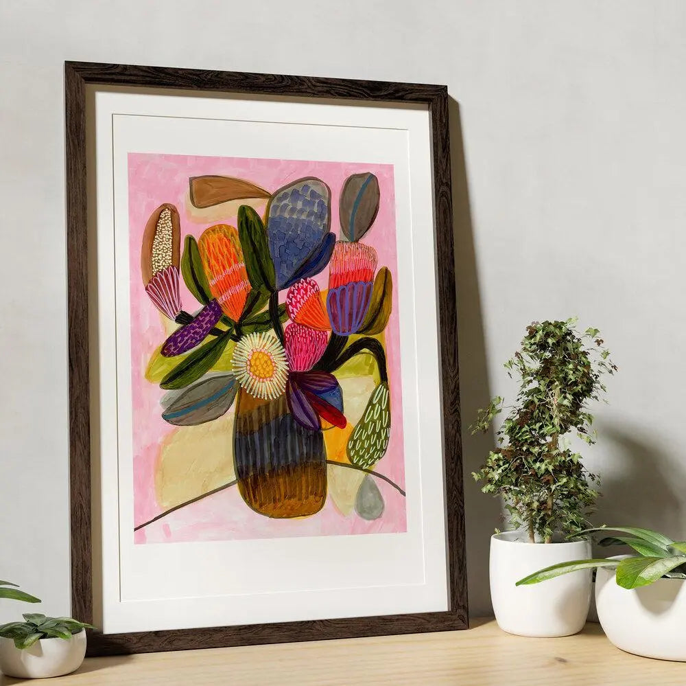 Native Bunch Modern Art Print - Kirsten Katz