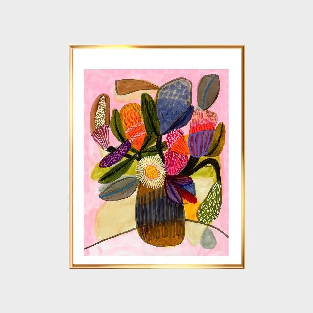 Native Bunch Modern Art Print Kirsten Katz