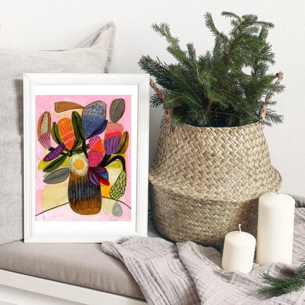 Native Bunch Modern Art Print - Kirsten Katz