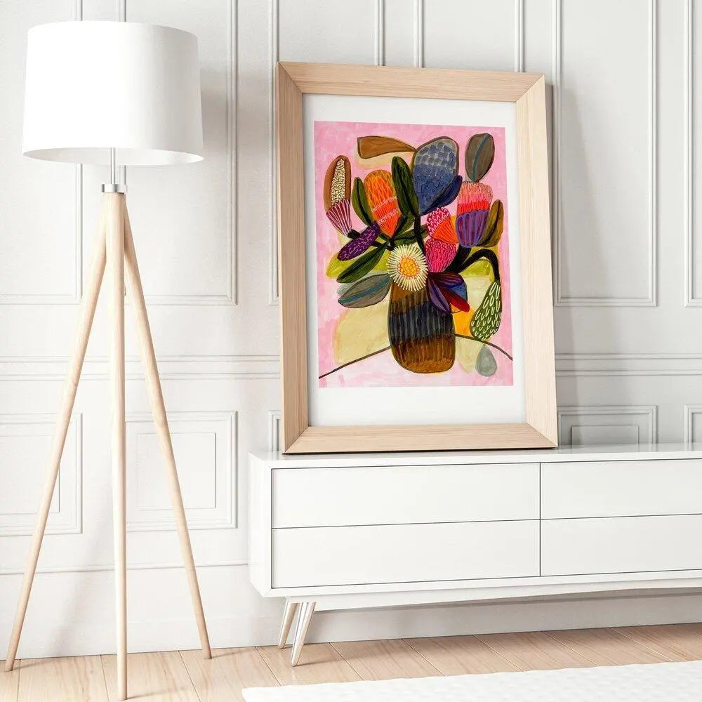 Native Bunch Modern Art Print - Kirsten Katz