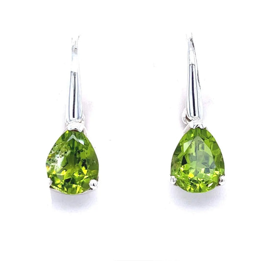 Peridot Sterling Silver Earrings Kirsten Katz