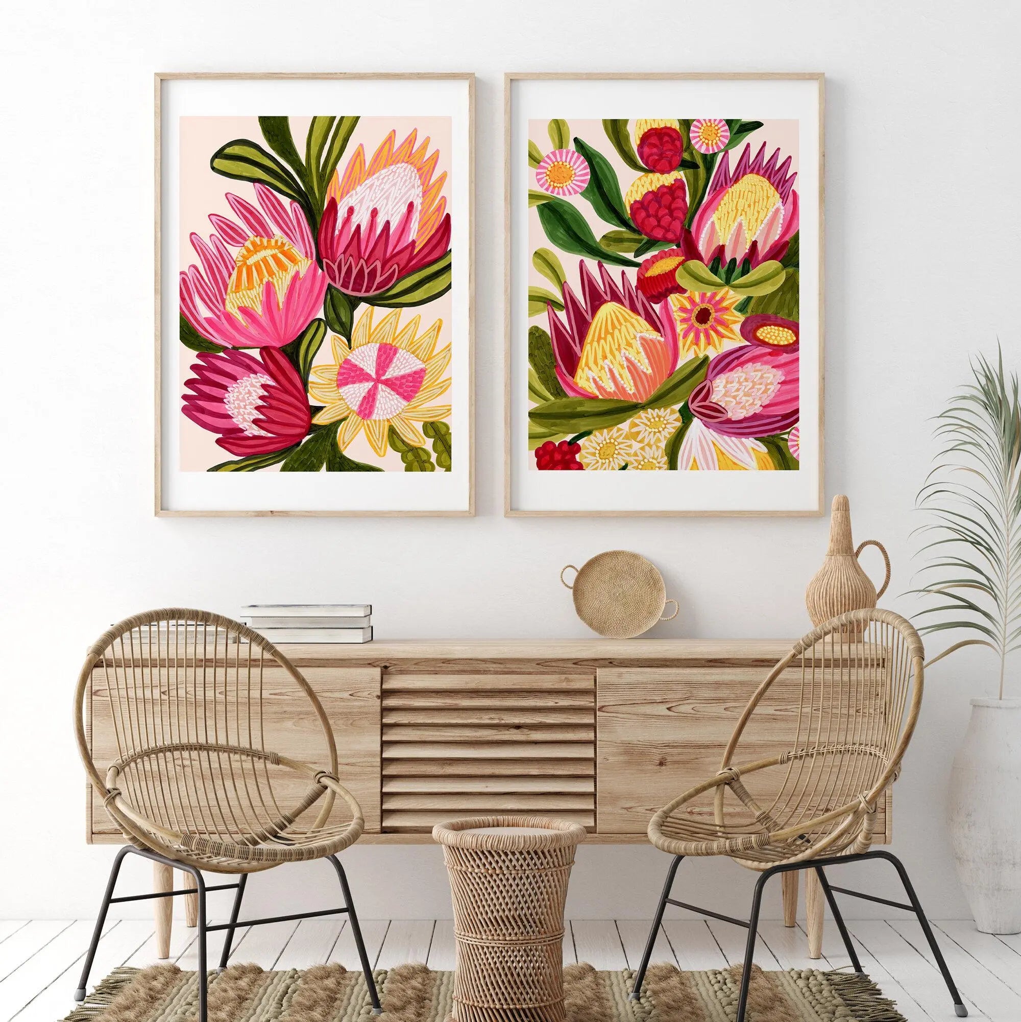 Large, Wall Art Print, Abstract Art, Fine Art Prints, shops Modern, Floral,Flower, Colourful, Gift, Beautiful, Australian, Blissfully Pink