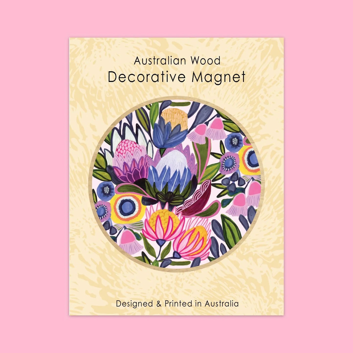 Proteas & Gum Blossoms Magnet Set Kirsten Katz